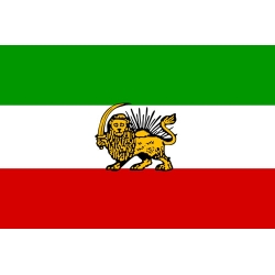 Флаг Ирана 19 в.